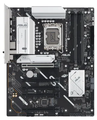 Produktbild von ASUS PRIME B860-PLUS WIFI, Intel, LGA 1851 (Socket V1), Intel Core Ultra (Series 2), LGA 1851, DDR5-SDRAM, 256 GB