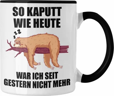 Produktbild von Trendation - Lustige Tassen mit Sprüchen Arbeitskollege Geschenk Kollege Mitarbeiter Geschenkidee (Schwarz)
