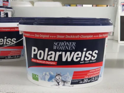 Produktbild von Schöner Wohnen Polarweiss Innenfarbe 2,5 Ltr. weiß hohe Deckkraft