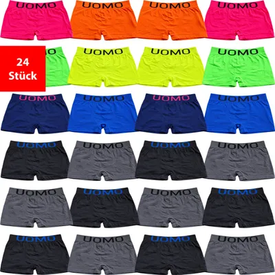 Produktbild von Retro Boxer Boxershorts Herren Mikrofaser 12er & 24er Pack Retroshorts Set - 24 Stück XL/2XL