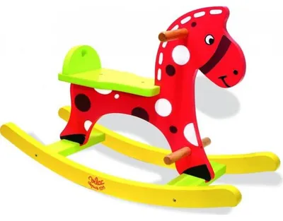 Image de Stormy cheval a bascule en bois - vilac - 1074