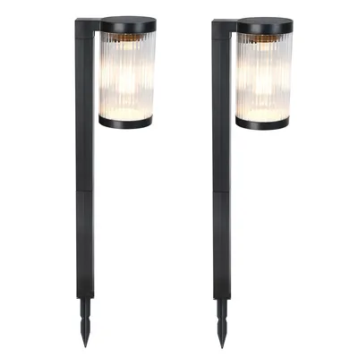 Produktbild von Set Mit 2 Solar Erdspießleuchten BEAMLIT h58cm