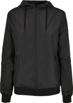 Image de Build Your Brand BY147 | Veste femme Recycled Windrunner - Couleur : Noir/Black - Taille : M
