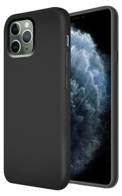 Produktbild von Hülle Apple iPhone 11 Pro Handy Schutz Cover Silikon Gel Case Handyhülle Tasche, schwarz