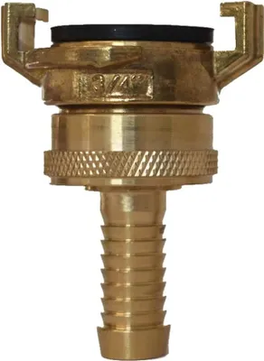 Produktbild von Messing  Saugkupplung m. Kontermutter 1/2" Zoll