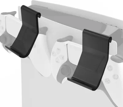 Produktbild von Controller  Halter Clip Halterung passend für PS5 PlayStation 5 DualSense Wireless 2 Stück Schwarz