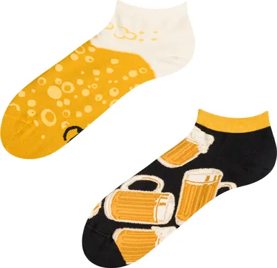 Produktbild von Dedoles Damen und Herren Sneaker Socken Draft Beer Bier Knöchelsocken Uni    , Größe Socken & Strumpfhosen Erwachsene:35-38