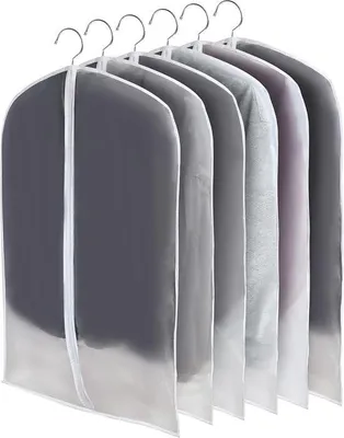 Produktbild von Transparanter Kledingbezemschutz 60 x 100 cm Stoffreundlich, dicht, geschützt für Abendkleidung, Jackett, Hemd, Schutz vor Staub