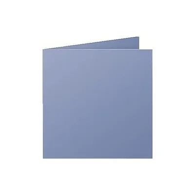 Image de Carte double Clairefontaine Pollen 135 x 135, bleu myosotis, lot de 25