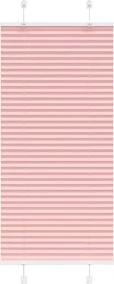 Productafbeelding van Plissé rolgordijn 60x150 cm stofbreedte 59,4 cm polyester roze