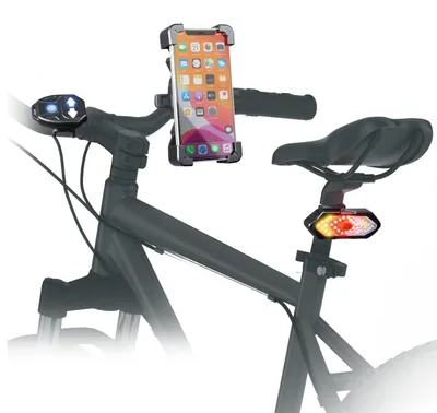 Immagine prodotto di SBS Kit Luce Wireless E Supporto Per Smartphone Da Manubrio