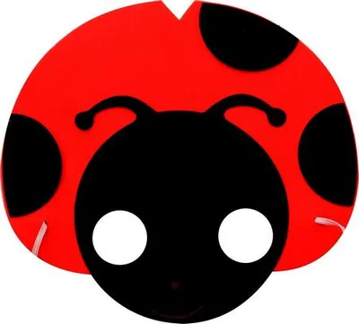 Image de Masque de coccinelle pour enfants - taille unique