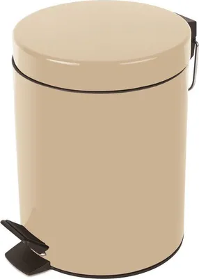 Produktbild von Famanu Abfalleimer Beige mit herausnehmbarer Inneneimer - 3 Liter