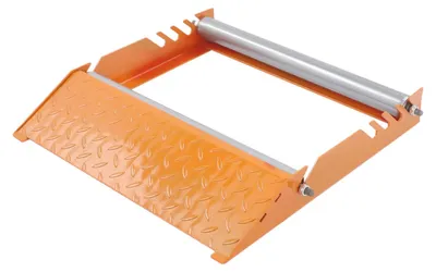 Produktbild von Kabeltrommelständer - Robuster Kabelabroller - Für Manuelle und Elektrische Kabel - Für Nylon-, Eisen- und Holztrommeln - Orange