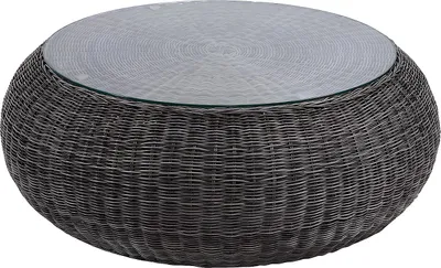 Produktbild von Gartentisch WHITEHEAVEN aus grauem Technorattan