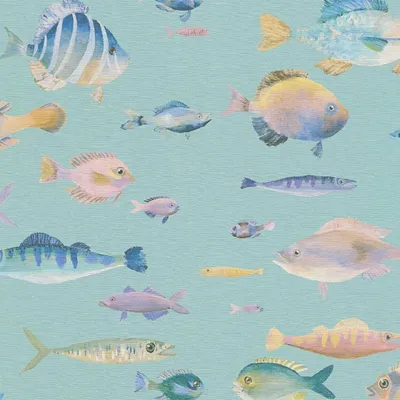 Produktbild von AS Creation Vliestapete PintWalls II Fische 396963