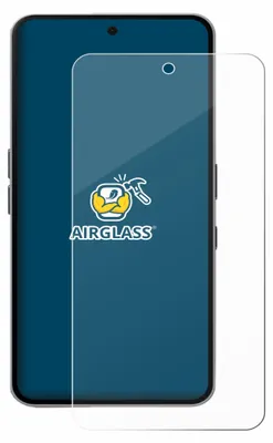 A screen protector is shown on top of a smartphone.