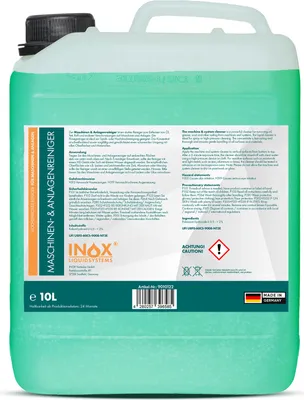 Produktbild von INOX® Maschinen und Anlagenreiniger Konzentrat 10L Reinigungsmittel Öl Fett Ruß