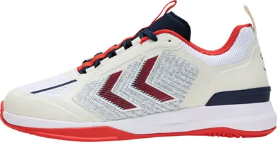 Produktbild von Hummel Dagaz Indoor Handballschuhe Sneaker weiss/beige/blau/rot 212116-9806, Schuhgröße:44 EU
