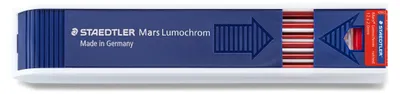 Produktbild von Staedtler Farbmine Mars Lumochrom rot 12StEtu