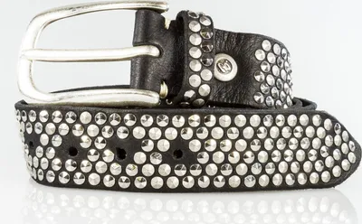 Produktbild von b.belt Nietengürtel W85 Schwarz