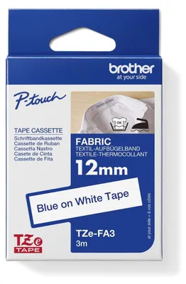 Productafbeelding van Brother TZe-Tape TZe-FA3: Textielband voor strijken