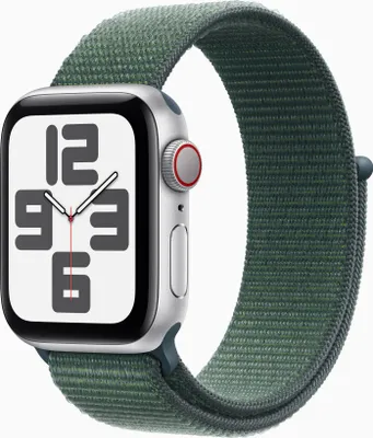 Produktbild von Apple Watch SE 44mm GPS+4G 2.Gen Sport Loop polarstern/seegrün