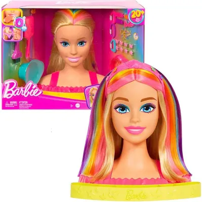 Produktbild von Barbie Völlig Haar Enthüllen Farbe Blond Rosa  Rosa One Size
