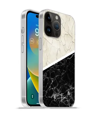 Produktbild von MuchoWow® Handyhülle Schutzhülle Hülle für Apple iPhone 14 Pro Max Marmor - Muster - Luxus Silikon Softcase Handy Hülle - Hardcover