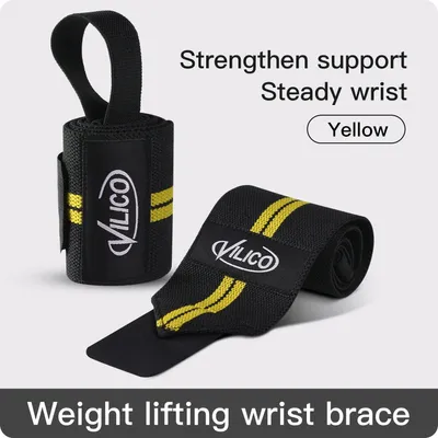 Produktbild von Handgelenkbandage aus Nylon – Fitness Bandage mit Daumenschlaufe & Klettverschluss, Handgelenkstütze für Krafttraining, Bodybuilding, Calisthenics