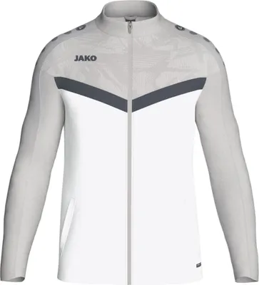 Produktbild von JAKO Unisex Polyesterjacke Iconic, Farbe:weiß/soft grey/anthra light, Größe:M