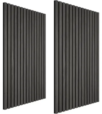 Produktbild von Akustikpaneele Sonic Wall II Holzoptik in Eiche schwarz Größe flexibel anpassbar