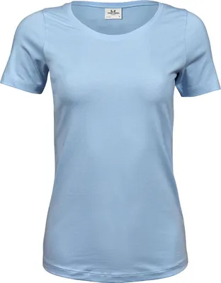 Obrázok produktu pre Tee Jays 450 | Dámske elastické tričko - farba: svetlomodrá - veľkosť: 3XL