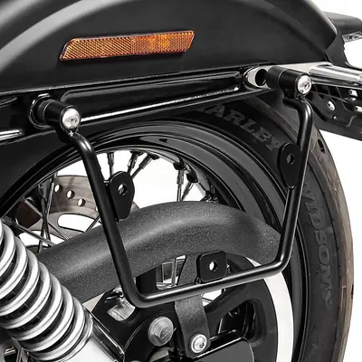 Immagine prodotto di Supporto per borsa da sella per Harley Davidson Dyna Street Bob 91-17 sinistra-re