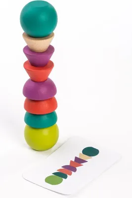 Produktbild von Miniland Holzbausteine pädagogisches Spielzeug 30-teilig