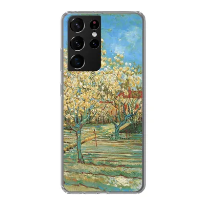 Produktbild von MuchoWow® Handyhülle Schutzhülle Hülle für Samsung Galaxy S21 Ultra Blühender Obstgarten - Vincent van Gogh Silikon Softcase Handy Hülle - Mobiltelefon