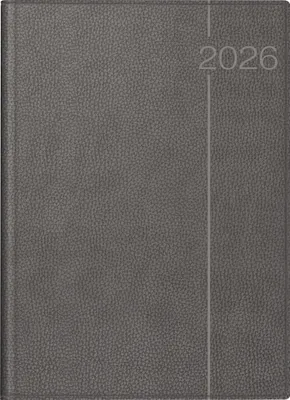 Immagine prodotto di rido® idé® 70-27 504 846 Calendario a libro Conform 2026 - 1 giorno / 1 pagina, A4, plastica, grigio