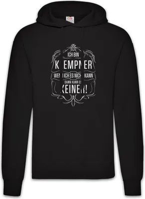 Produktbild von Urban Backwoods Ich Bin Klempner, Herren Hoodie, Farbe: Schwarz, Größe: 5XL