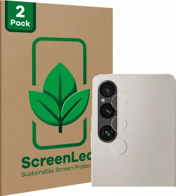 Produktbild von 2x ScreenLeaf Schutzfolie für Sony Xperia 1 V (NUR Kameraschutz) nachhaltiger Displayschutz Display Schutz Folie Klar Transparent
