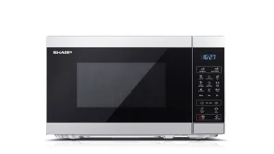 Produktbild von SHARP YC-MG02ES Mikrowelle mit Grill (Mikrowelle: 800W, Grill: 1000W)