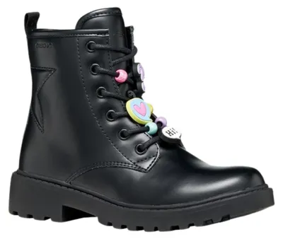 Produktbild von Geox Mädchen Stiefeletten J9420G000CNC9240 Farbe: Schwarz Größe: 39