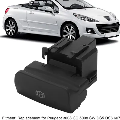 Image de Bouton deélectrique du frein à main 470706 Remplacement pour Peugeot 3008 CC 5008 SW DS5 DS6 607
