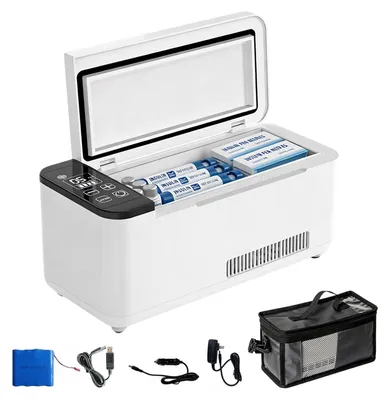 Mini-Kühlbox 0,6 L, 2–8 °C, Akku bis 8 Std., für Insulinfläschchen