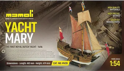 Obrázek produktu pro Krick Yacht Mary 1:54 Mamoli Kit
