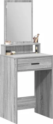 Produktbild von "Winterschlussverkauf "Schminktisch Modernes Design - Kosmetiktisch/Frisiertisch - Graues Sonoma 50x41x140 cm Holzwerkstoff NeuMöbel 4981151