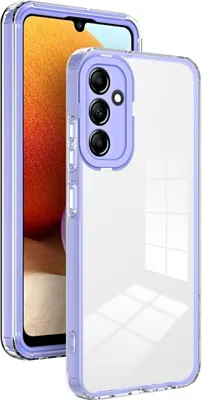 Zdjęcie produktu dla Pokrowiec König Design kompatybilny z Samsung Galaxy S23 FE - plastikowe, miękkie etui na telefon komórkowy - fioletowy