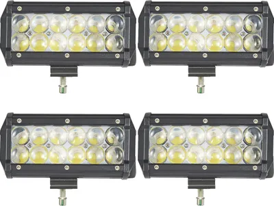 Produktbild von Greenmigo 4X 36W LED Zusatzscheinwerfer 12V 24V 3600LM Arbeitsscheinwerfer LED Scheinwerfer IP67 Wasserdicht Abstrahlwinkel 90 Grad Flutlichtstrahler
