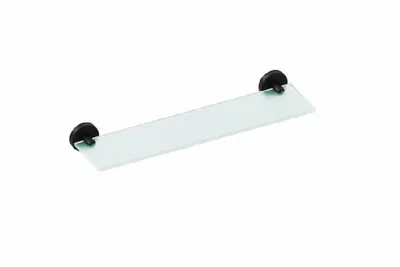 Immagine prodotto di Jika Mio Style - Mensola, lunghezza 40 cm, vetro satinato/nero opaco H3852F17160001
