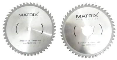 Produktbild von MATRIX Doppel Diamantklinge 160mm x 12mm x1,3mm Kreissäge TST 1500-160 Duo Power