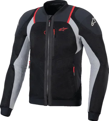 Zdjęcie produktu dla Kurtka ochronna Alpinestars Troop-Air Pro, czarna/szara/czerwona, rozmiar 2XL